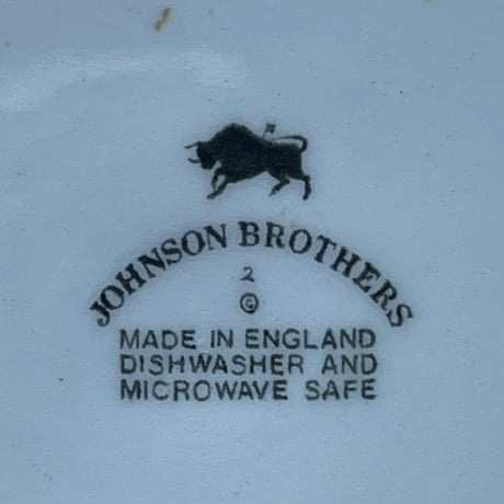 JOHNSON BROTHERS ディナープレート 25cm イギリスビンテージ ②
