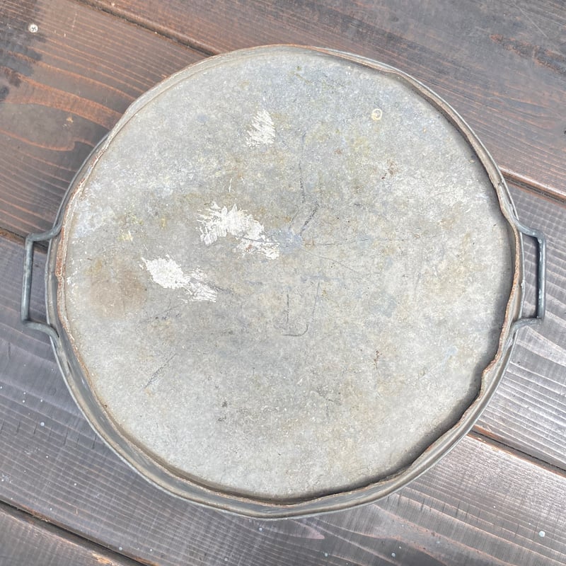 ブリキ製 たらい フランスアンティーク 39cm | OGISHIMA COFFEE