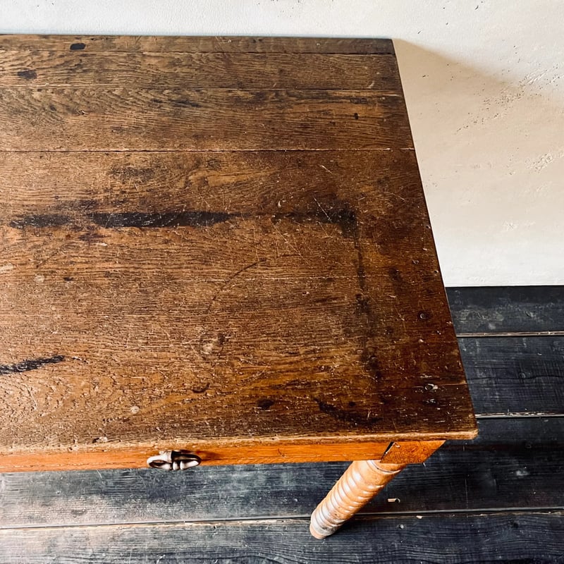 アンティーク木製テーブル 木製テーブル フランスアンティーク ⑫ | OGISHIMA COFFEE Antiques