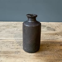 ブラック陶器ボトル　イギリスアンティーク　②