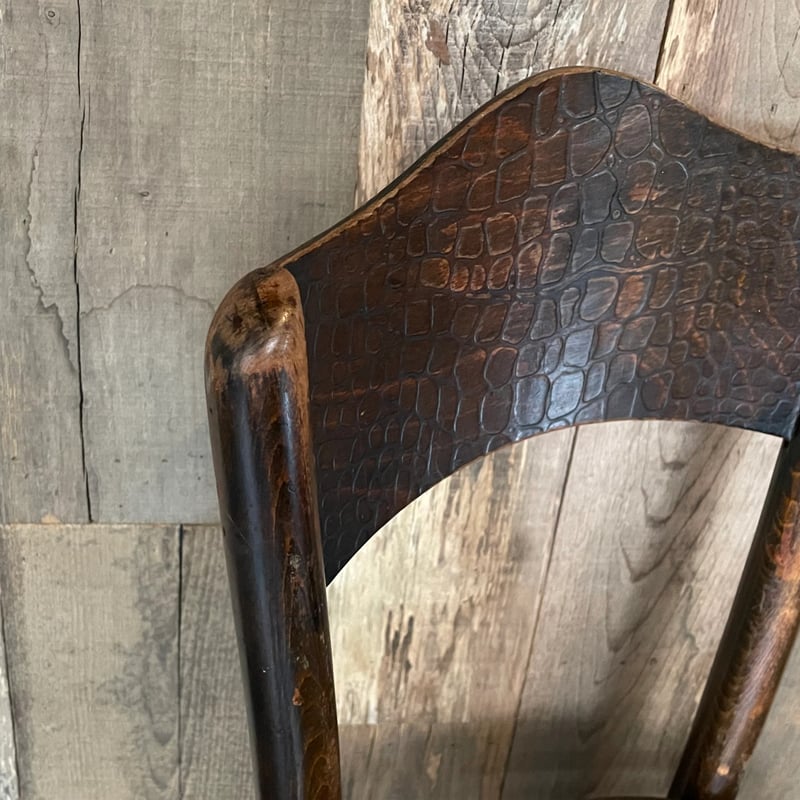 ベントウッドチェア ブラウン　アンティーク　曲木 曲木チェア ベントウッドチェア フランスアンティーク ㉛