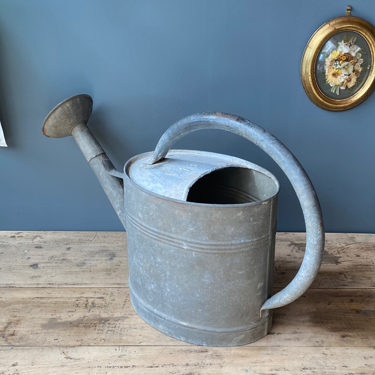 ヴィンテージ　アンティーク　ブリキ　ジョウロ ブリキ製 ジョウロ フランスアンティーク | OGISHIMA COFFEE Antiques