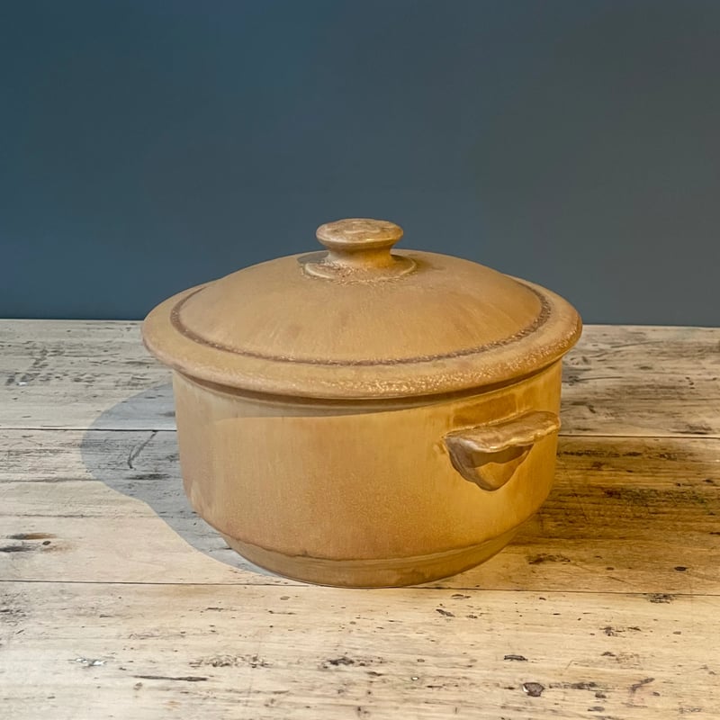 ブラウン陶器鍋 17.5㎝ フランスアンティーク | OGISHIMA COFFEE ブラウン陶器鍋 17.5㎝ フランスアンティーク | OGISHIMA COFFEE