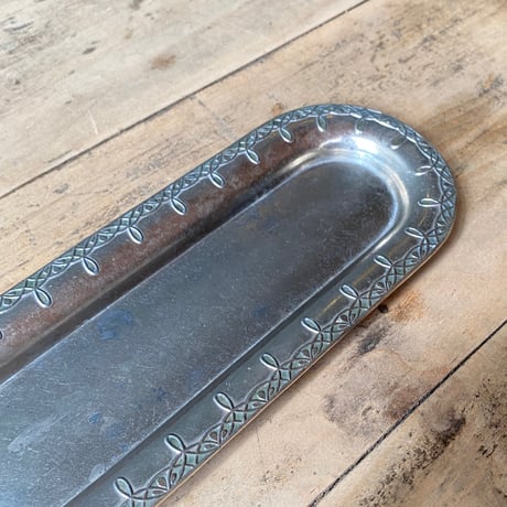 金属製トレイ　フランスアンティーク  24cm