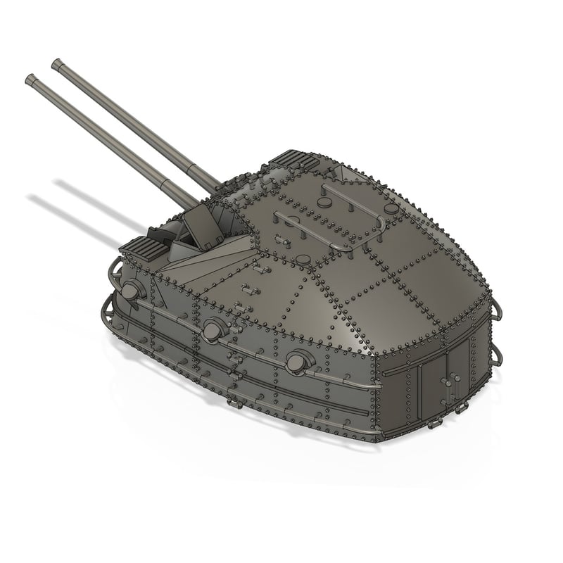 1/700 日本海軍 九八式十糎高角聯装砲 秋月型用 A型 GK70353A 1/700 日本海軍 九八式十糎高角聯装砲 秋月型用 A型 GK70353A