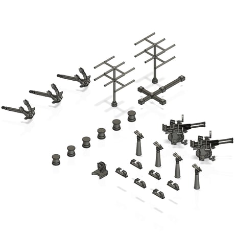 1/700 日本海軍 伊五十四型ディテールアップセット GK70503