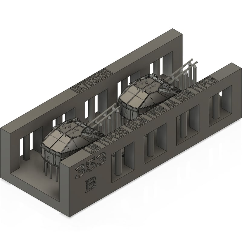 1/700 日本海軍 九八式十糎高角聯装砲 秋月型用 B型 GK70353B 1/700 日本海軍 九八式十糎高角聯装砲 秋月型用 B型 GK70353B