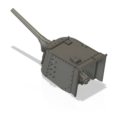 1/700 日本海軍 五十口径四一式十五糎砲 防波楯付 GK70194