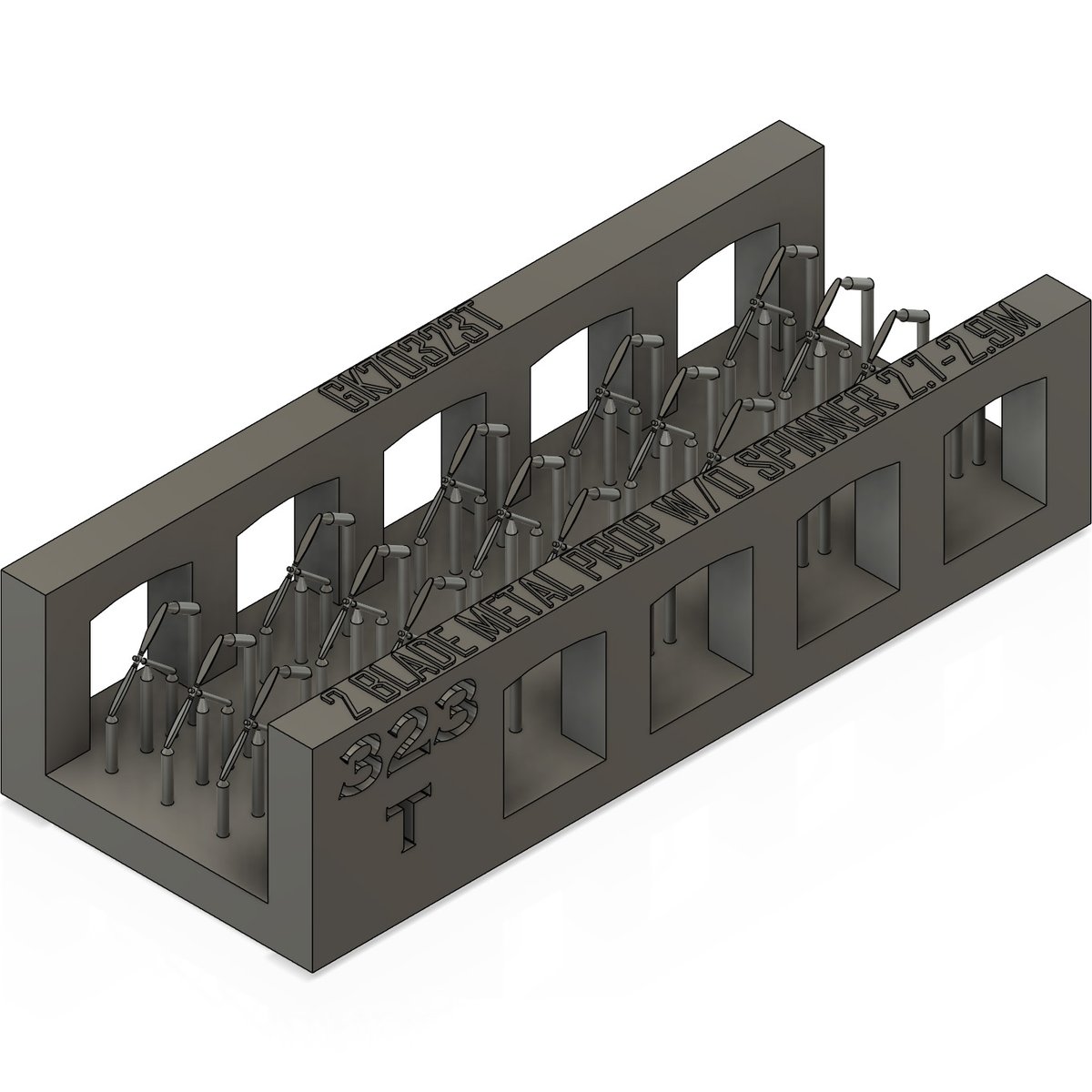 1/700 金属製二翅プロペラΦ2.7～2.9m GK70323 / GK70323T | 軍艦堂