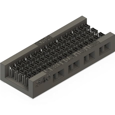 1/700 日本海軍 絡車 (完成型) M 鋼索用 GK70346 W=2.0mm, D=1.0mm, H=1.06ｍｍ