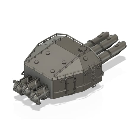 1/700 日本海軍 十二年式三聯装発射管 GK70097