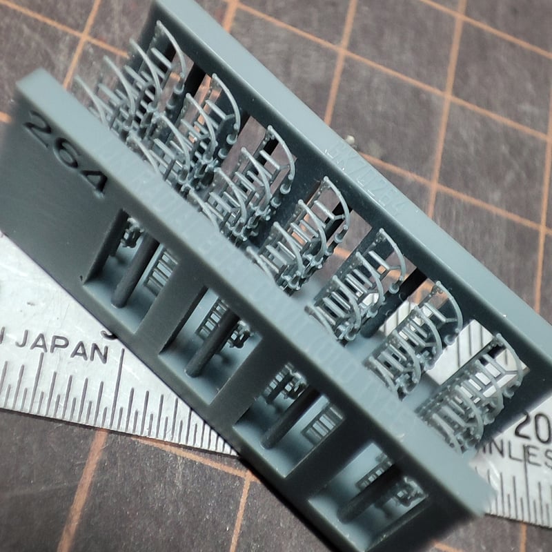 (未使用･未開封品)　1/700 WWII 日本海軍ボートダビット＆リール 60wa65s 1/700 日本海軍 ボートダビット I (商船型用) GK70185 | 軍艦堂