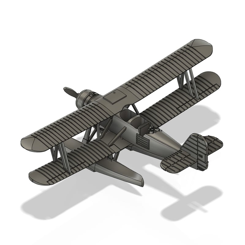 1/700 日本海軍 九四式二号水上偵察機 E7K2 (両翼展開状態) GK70270