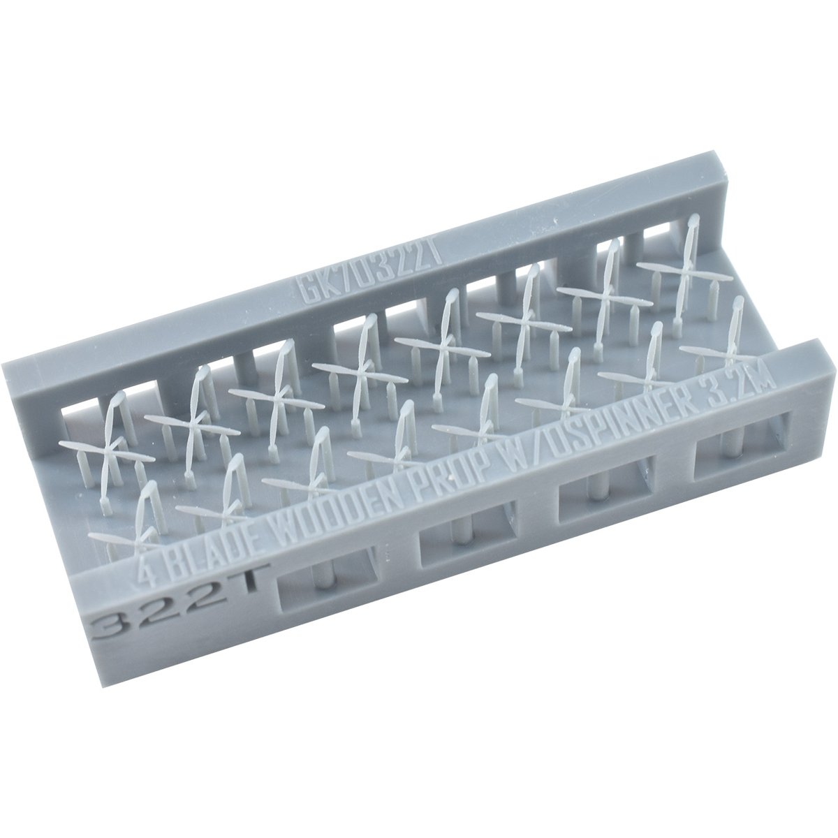 バルサ 二翅 折畳み プロペラ 1/700 木製四翅プロペラΦ3.2m GK70322 / GK70322T | 軍艦堂