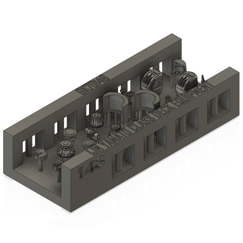 1/700 日本海軍 大和型 甲板艤装品セット GK70148 | 軍艦堂
