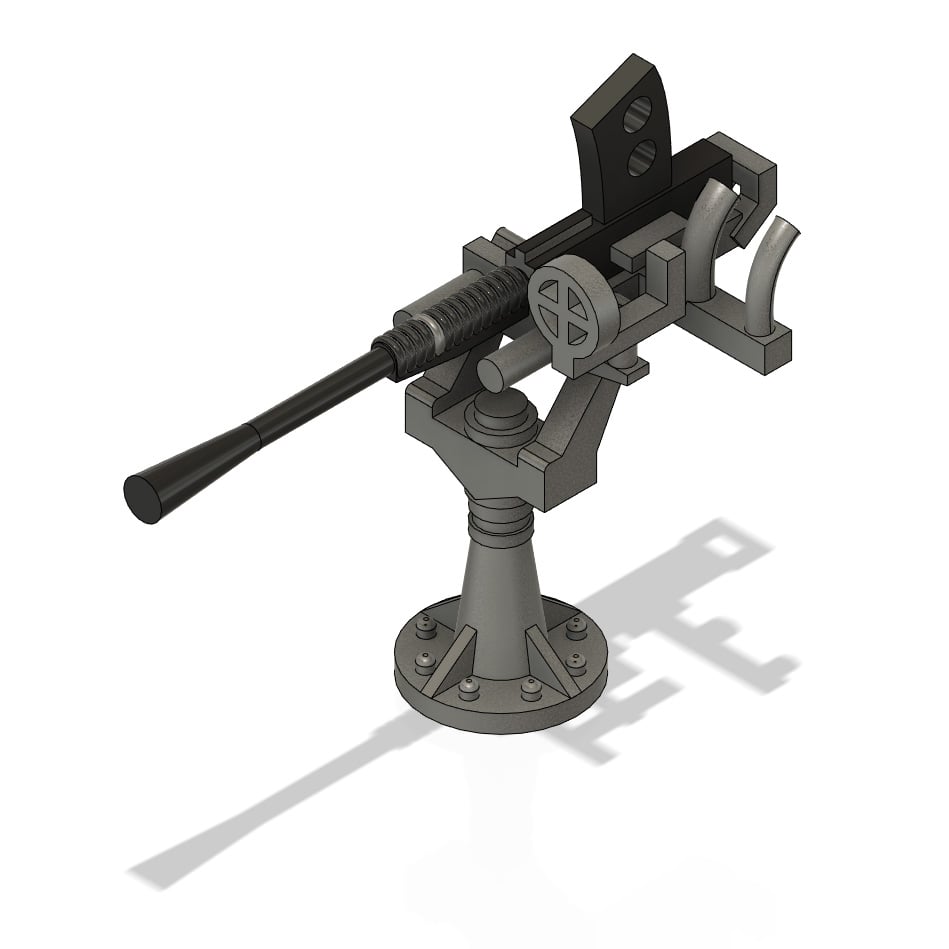 日本軍九十六式二十五粍高角機銃の標準器 1/700 日本海軍 九六式二十五粍単装機銃 I GK70090A | 軍艦堂
