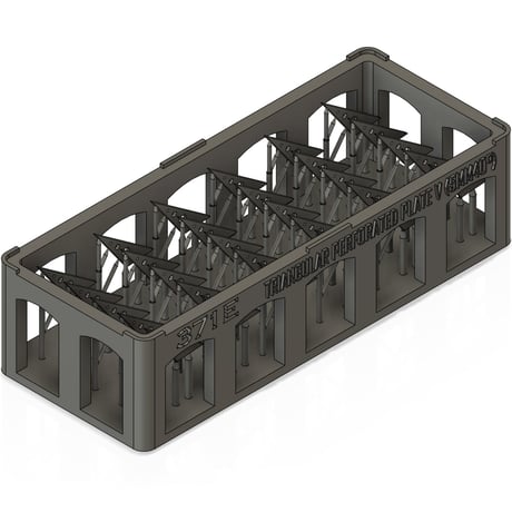 1/700 穴あき三角桁 V (5mm x 40°) GK70371E