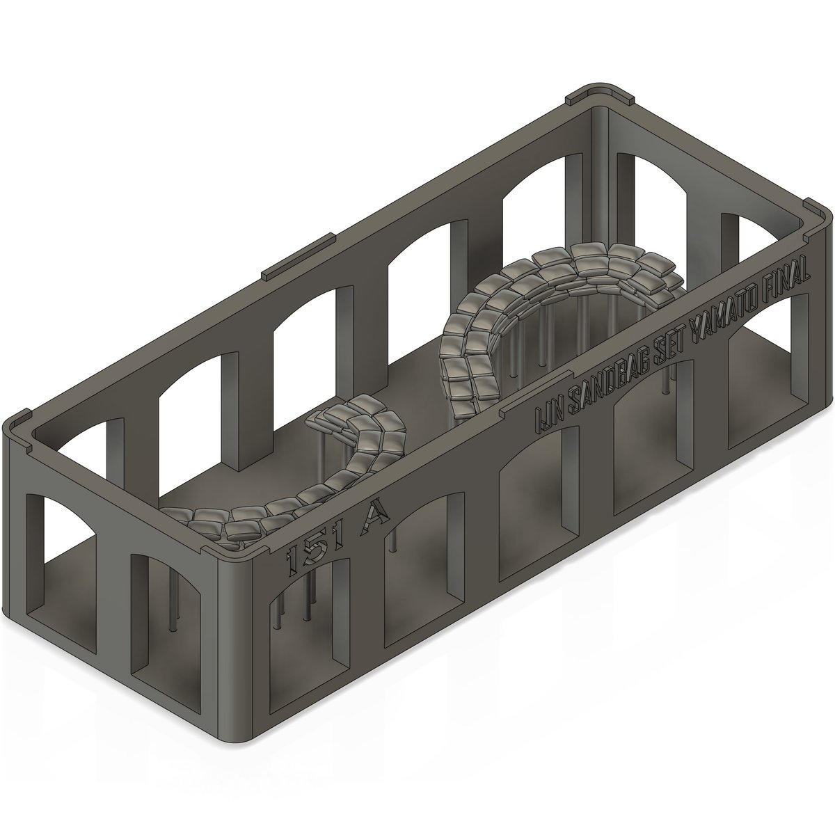 1/700 日本海軍 土嚢セット 大和最終時 GK70151A | 軍艦堂