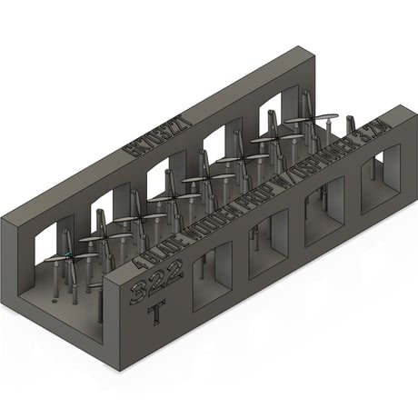 1/700 木製四翅プロペラΦ3.2m (シャフト付き) GK70322T