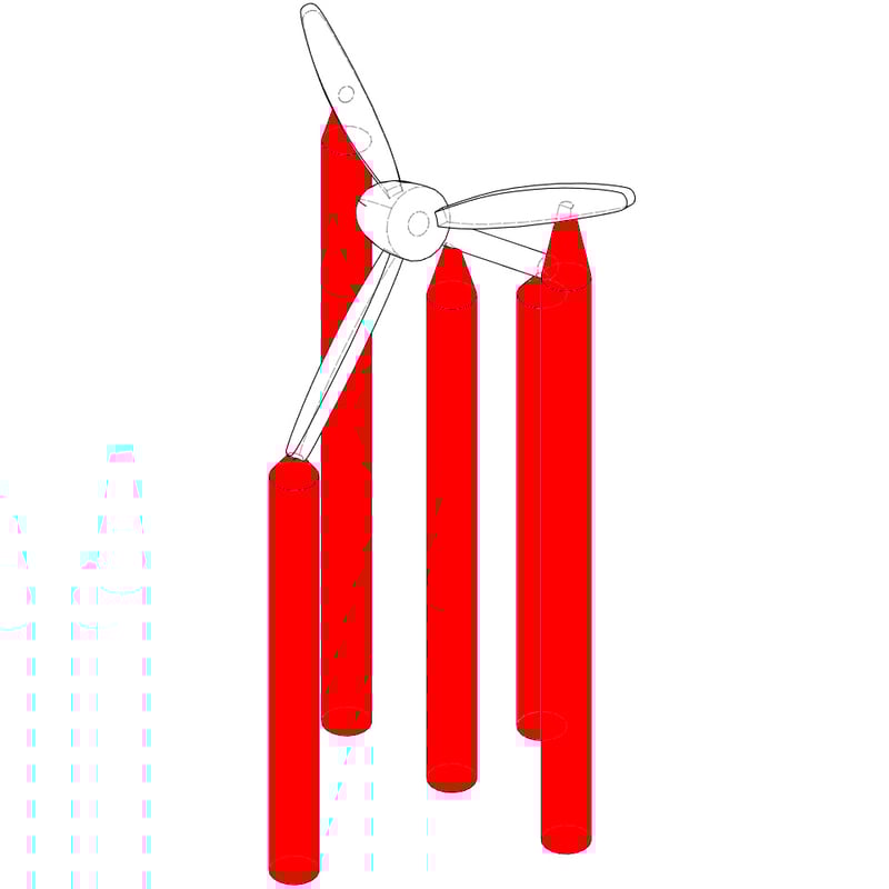 1/700 スピナー金属製三翅プロペラΦ2.9～3.0m GK70330 / GK70330T