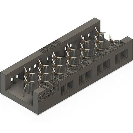 1/700 スピナー金属製三翅プロペラΦ3.1～3.2m (シャフト付き) GK70329T
