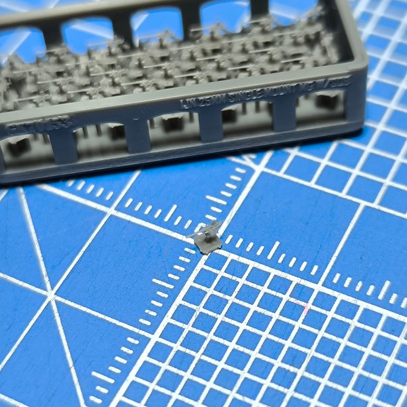 爆突機銃挺 基板 1/700 日本海軍 九六式二十五粍単装機銃 II GK70153 | 軍艦堂