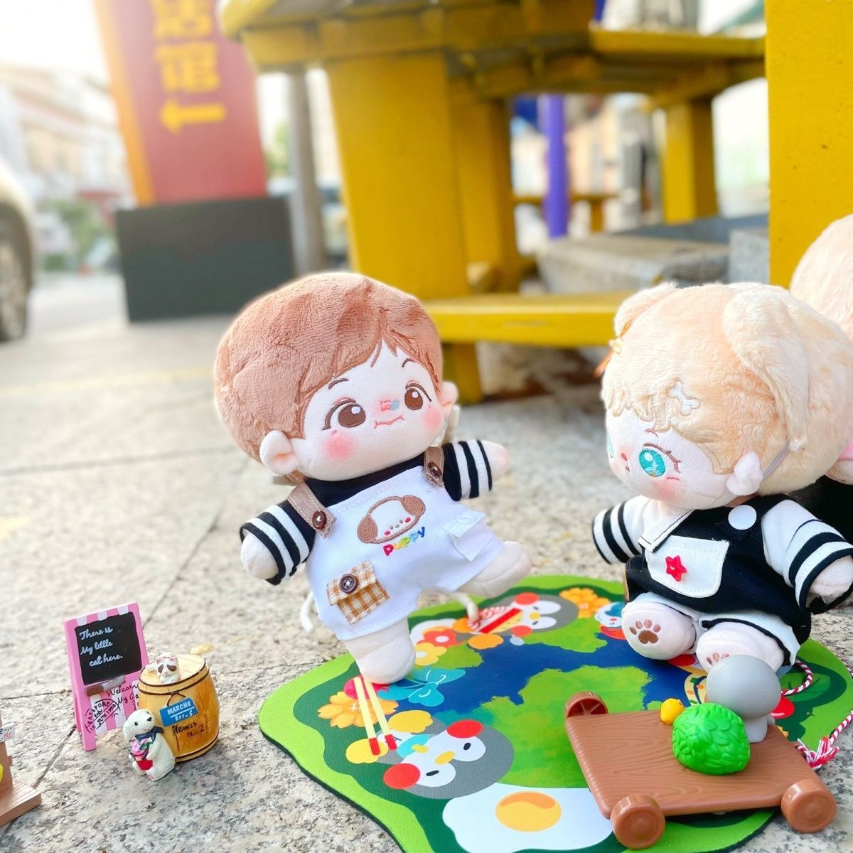 【オーダー休止中】すのチル　ぬいぐるみ衣装　オーバーオールセット オーダー休止中】すのチル ぬいぐるみ衣装 オーバーオールセット