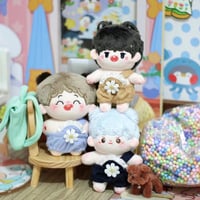 【深緑・淡緑】無属性古装◆20cmぬいぐるみ用お衣装➕️背飾り付き 深緑・淡緑】無属性古装◇20cmぬいぐるみ用お衣装➕️背飾り付き