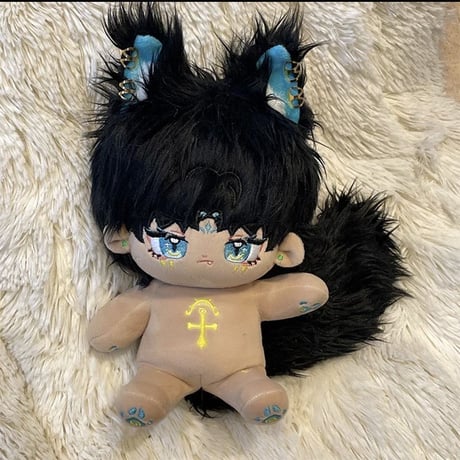無属性　ぬいぐるみ　オリジナル　ハンドメイド　星屑の人魚ちゃん　ツインテール 無属性 ぬいぐるみ オリジナル ハンドメイド 星屑の人魚ちゃん