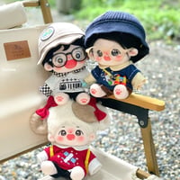 ミニ洋服 20cm 着せ替えぬいぐる服 Tシャツ ショーツ ぬいぐるみコスチューム 着せ替え人形洋服 日常服人形 綿人形衣装 ドールウェア アクセサリー