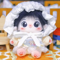 無属性 ぬいぐるみ 20cm 着せ替えぬいぐるみ 黒髪黒い瞳女の子 綿人形 曲琪 コットンドール キャラクターぬいぐるみ