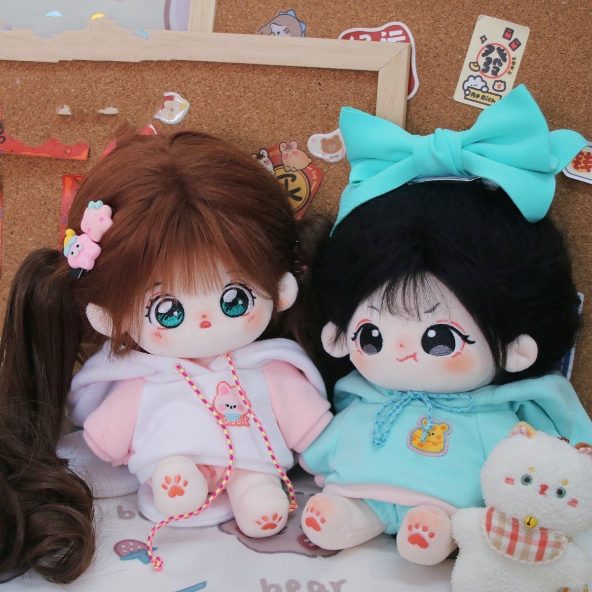 ミニ洋服 20cm 着せ替えぬいぐる服 パーカー パンツ ぬいぐるみ