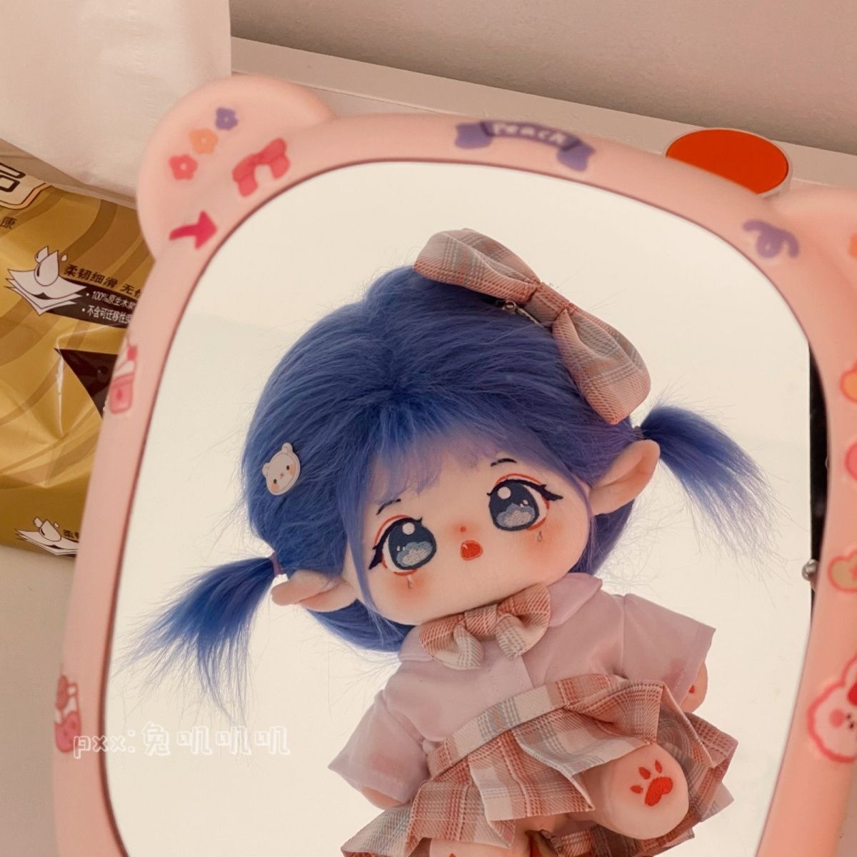 無属性 ぬいぐるみ 20cm 着せ替えぬいぐるみ 青い髪青い目女の子