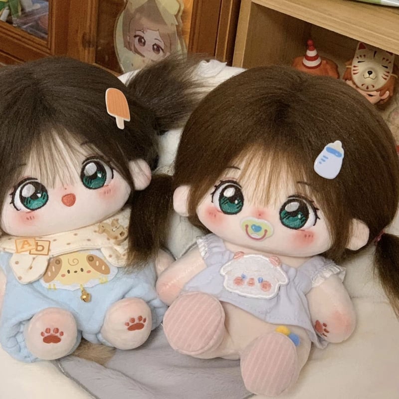 無属性 ぬいぐるみ 20cm 着せ替えぬいぐるみ 茶髪緑の目女の子 桜レレ