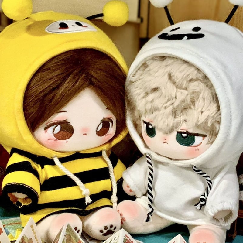 10cm ミニ洋服 パーカー 20cm 着せ替えぬいぐる服 ぬいぐるみ