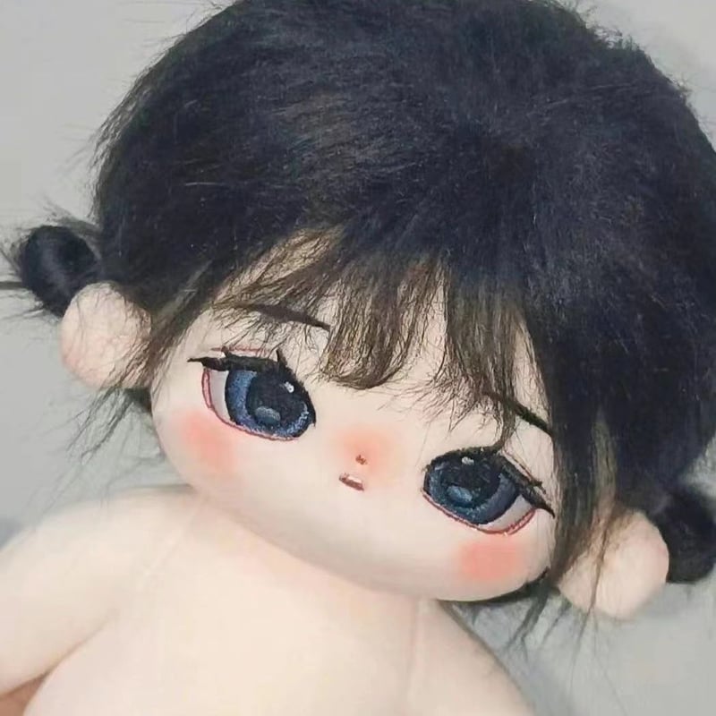 無属性 ぬいぐるみ 20cm 着せ替えぬいぐるみ 稚予 黒髪黒い瞳