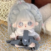 20cm 無属性 ぬいぐるみ ピンクの髪ピンクの目男の子 着せ替え