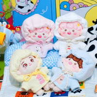 ミニ洋服 10cm 着せ替えぬいぐる服 パーカー ぬいぐるみコスチューム 着せ替え人形洋服 日常服人形 綿人形衣装 ドールウェア アクセサリー