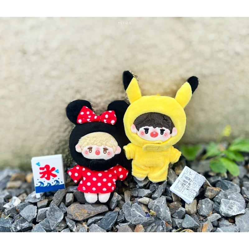 ミニ洋服 10cm 着せ替えぬいぐる服 ジャンプスーツ ぬいぐるみ