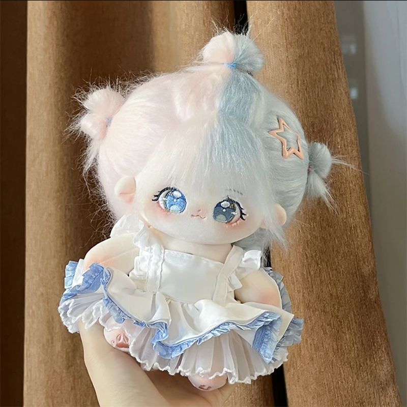 自作ぬいぐるみ・濃い肌色の女の子 🛀ぬ〜どとこしたおる 【褐色肌ぬいちゃん用】10cmぬいサイズ
