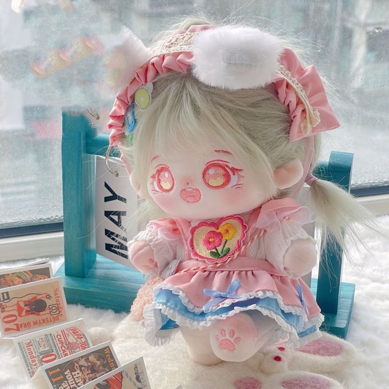 無属性 ぬいぐるみ 20cm 着せ替えぬいぐるみ 女の子 奶卟露 綿 無属性 ぬいぐるみ 20cm 着せ替えぬいぐるみ 女の子 奶卟露 綿