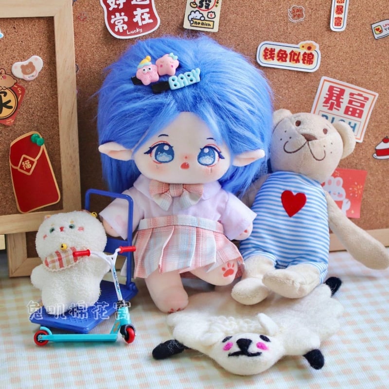 着せ替えぬいぐるみ オリジナル 20cm 無属性 ぬいぐるみO37 青 Amazon.co.jp: 着せ替え ぬいぐるみ 20cm 無属性 オリジナル