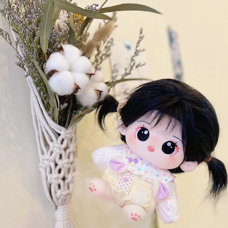 20cm超可愛い着せ替えぬいぐるみむくろ 無属性 ぬいぐるみ 20cm 着せ替えぬいぐるみ 黒髪黒い瞳女の子 丟丟 綿