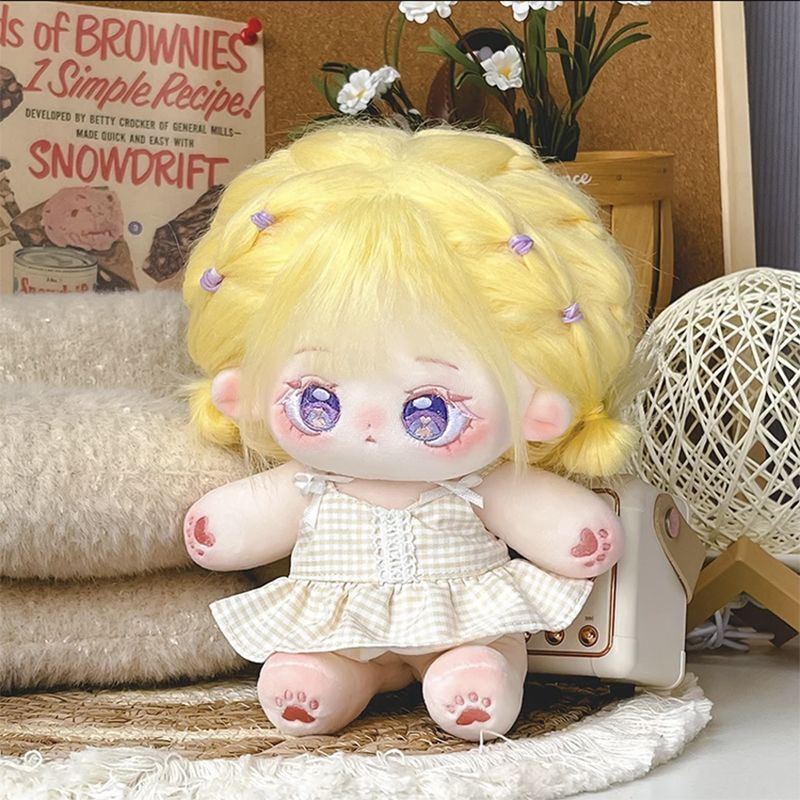 無属性 ぬいぐるみ 20cm 着せ替えぬいぐるみ 女の子 綿人形 コットン
