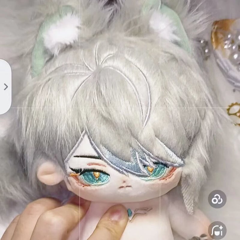 20cm 無属性 ぬいぐるみ 獣耳付け男の子 着せ替えぬいぐるみ 青檸 原神