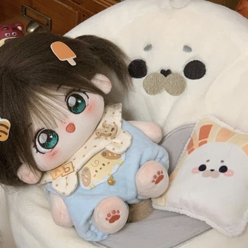 無属性 ぬいぐるみ 20cm 着せ替えぬいぐるみ 茶髪緑の目女の子 桜レレ