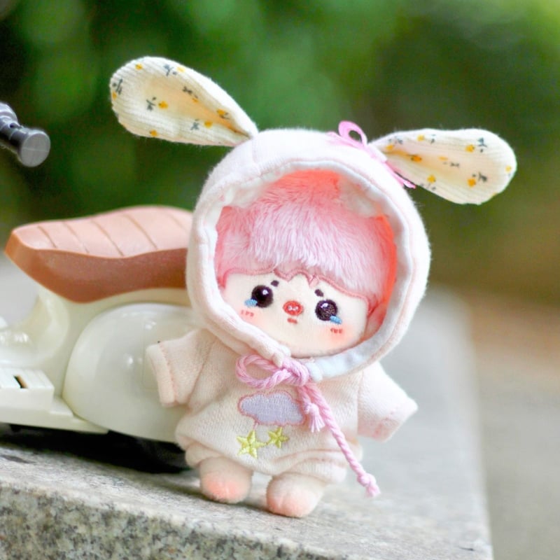 10cm パーカー ミニ洋服 20cm 着せ替えぬいぐる服 ぬいぐるみ