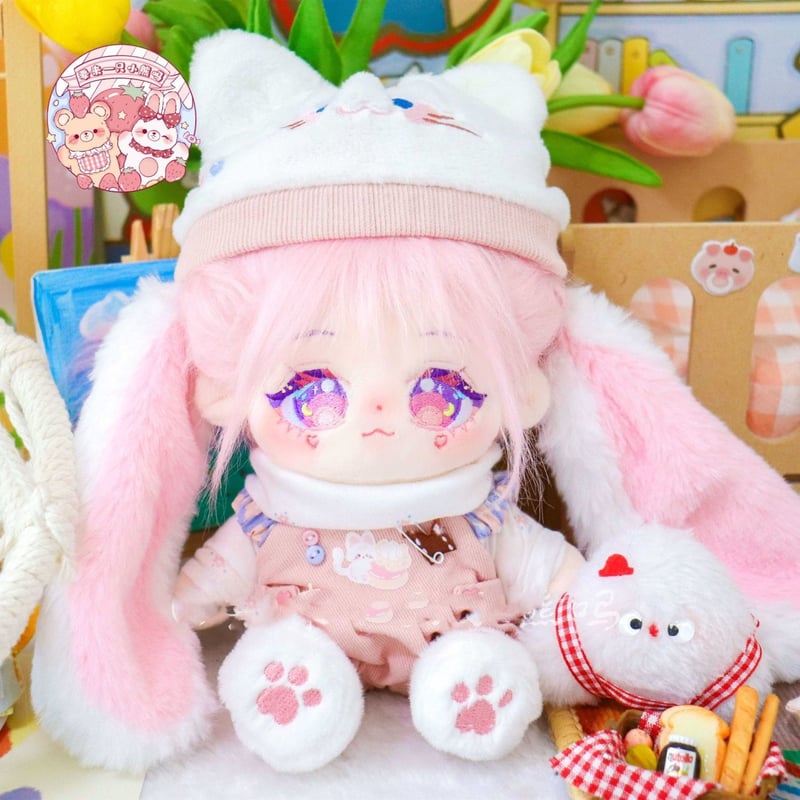 無属性 ぬいぐるみ 20cm 着せ替えぬいぐるみ ピンクの髪ピンクの 無属性 ぬいぐるみ 20cm 着せ替えぬいぐるみ ピンクの髪ピンクの