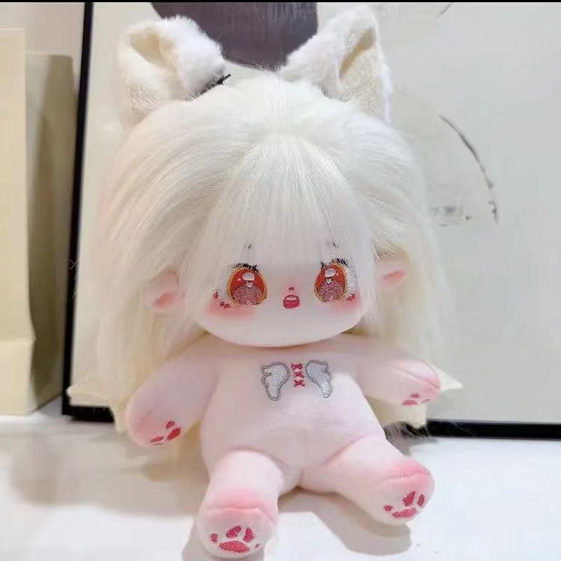 無属性 ぬいぐるみ 20cm 着せ替えぬいぐるみ 赤眼女の子 綿人形