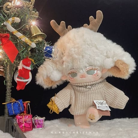 20cm 無属性 ぬいぐるみ 男の子 獣耳付け着せ替えぬいぐるみ 牧泠 綿人形 コットンドール キャラクターぬいぐるみ